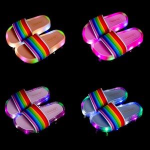 Sale Pink glitter Kids sprinkle light up slides